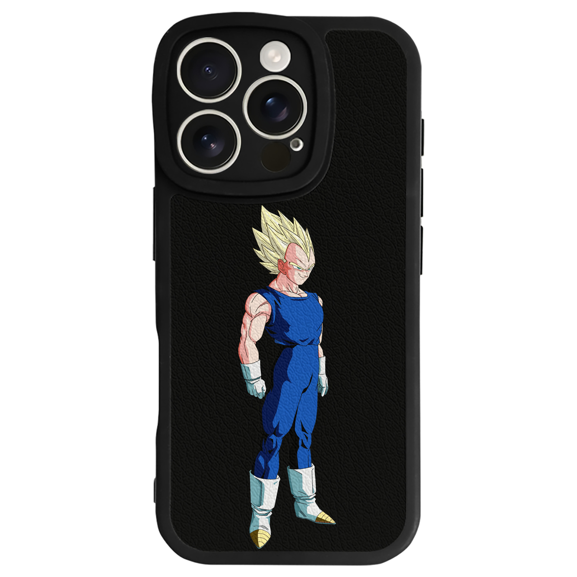 （画像用） ドラゴンボール ベジータ四世（Bejīta Yonsei）DRAGON BALL Vegeta IV 【iPhone 16シリーズ対応】シリコンスマホケース（レザー調） 材質：シリコン